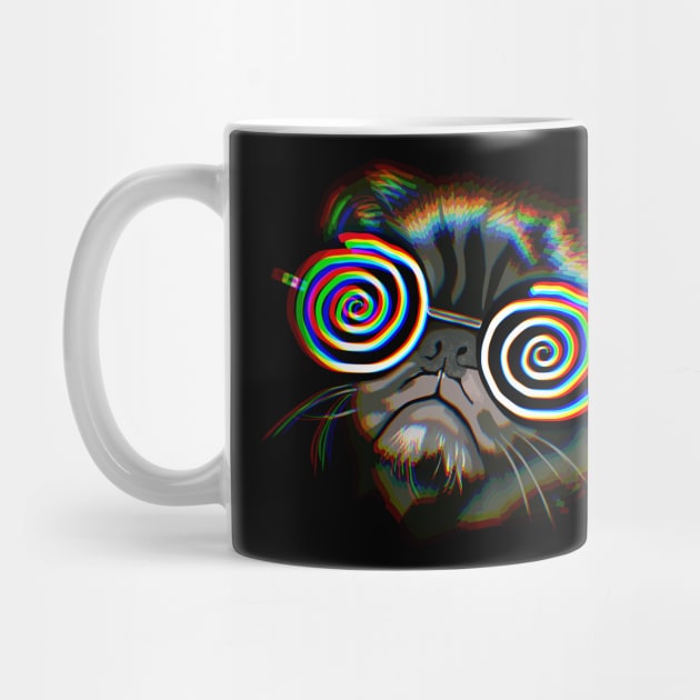 Hypnotizing Pug Chromatic Version by wildjellybeans